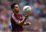 11 August 2018; Ian Burke of Galway during the GAA Football All-Ireland Senior Championship semi-final match between Dublin and Galway at Croke Park in Dublin.  Photo by Piaras Ó Mídheach/Sportsfile