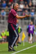 11 August 2018; Galway manager Kevin Walsh during the GAA Football All-Ireland Senior Championship semi-final match between Dublin and Galway at Croke Park in Dublin.  Photo by Brendan Moran/Sportsfile