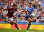 11 August 2018; Brian Howard of Dublin in action against Micheal Daly of Galway during the GAA Football All-Ireland Senior Championship semi-final match between Dublin and Galway at Croke Park in Dublin.  Photo by Brendan Moran/Sportsfile