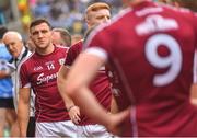 11 August 2018; Galway captain Damien Comer looks on prior to the GAA Football All-Ireland Senior Championship semi-final match between Dublin and Galway at Croke Park in Dublin.  Photo by Brendan Moran/Sportsfile