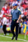 12 August 2018; Monaghan manager Malachy O'Rourke during the GAA Football All-Ireland Senior Championship semi-final match between Monaghan and Tyrone at Croke Park in Dublin. Photo by Stephen McCarthy/Sportsfile