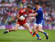 12 August 2018; Kieran McGeary of Tyrone in action against Karl O’Connell of Monaghan during the GAA Football All-Ireland Senior Championship semi-final match between Monaghan and Tyrone at Croke Park in Dublin. Photo by Ray McManus/Sportsfile