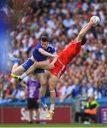 12 August 2018; Colm Cavanagh of Tyrone in action against Karl O’Connell of Monaghan during the GAA Football All-Ireland Senior Championship semi-final match between Monaghan and Tyrone at Croke Park in Dublin. Photo by Ramsey Cardy/Sportsfile