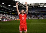 12 August 2018; Ronan McNamee of Tyrone celebrates following the GAA Football All-Ireland Senior Championship semi-final match between Monaghan and Tyrone at Croke Park in Dublin. Photo by Stephen McCarthy/Sportsfile