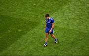 12 August 2018; A dejected Drew Wylie of Monaghan after the GAA Football All-Ireland Senior Championship Semi-Final match between Monaghan and Tyrone at Croke Park, in Dublin. Photo by Daire Brennan/Sportsfile