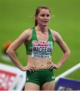 12 August 2018; Ciara Mageean of Ireland after finishing fourth in the Women's 1500m Final during Day 6 of the 2018 European Athletics Championships at The Olympic Stadium in Berlin, Germany. Photo by Sam Barnes/Sportsfile