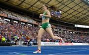12 August 2018; Ciara Mageean of Ireland dejected after finishing fourth in the Women's 1500m final during Day 6 of the 2018 European Athletics Championships at The Olympic Stadium in Berlin, Germany. Photo by Sam Barnes/Sportsfile