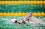 13 August 2018; James Scully of Ireland during the Men's 200m Freestyle S5 Heat 2 during day one of the World Para Swimming Allianz European Championships at the Sport Ireland National Aquatic Centre in Blanchardstown, Dublin. Photo by Stephen McCarthy/Sportsfile