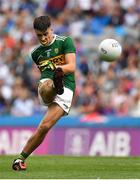12 August 2018; Paul O'Shea of Kerry during the Electric Ireland GAA Football All-Ireland Minor Championship semi-final match between Kerry and Monaghan at Croke Park in Dublin. Photo by Brendan Moran/Sportsfile