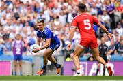 12 August 2018; Fintan Kelly of Monaghan in action against Tiernan McCann of Tyrone during the GAA Football All-Ireland Senior Championship semi-final match between Monaghan and Tyrone at Croke Park in Dublin. Photo by Brendan Moran/Sportsfile