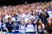 12 August 2018; Monaghan fans watch the final moments of the GAA Football All-Ireland Senior Championship semi-final match between Monaghan and Tyrone at Croke Park in Dublin. Photo by Brendan Moran/Sportsfile
