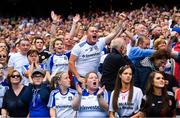 12 August 2018; Monaghan fans watch the final moments of the GAA Football All-Ireland Senior Championship semi-final match between Monaghan and Tyrone at Croke Park in Dublin. Photo by Brendan Moran/Sportsfile