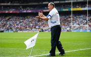 12 August 2018; Monaghan manager Séamus McEnaney during the Electric Ireland GAA Football All-Ireland Minor Championship Semi-Final match between Kerry and Monaghan at Croke Park in Dublin. Photo by Ramsey Cardy/Sportsfile