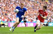 12 August 2018; Kieran Hughes of Monaghan in action against Rory Brennan of Tyrone during the GAA Football All-Ireland Senior Championship semi-final match between Monaghan and Tyrone at Croke Park in Dublin. Photo by Ramsey Cardy/Sportsfile