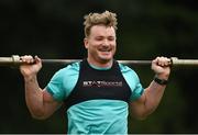 13 August 2018; Chris Cloete during Munster Rugby squad training at the University of Limerick in Limerick. Photo by Diarmuid Greene/Sportsfile