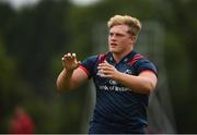 13 August 2018; Keynan Knox during Munster Rugby squad training at the University of Limerick in Limerick. Photo by Diarmuid Greene/Sportsfile