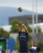 13 August 2018; Rhys Marshall practices his lineout throwing during Munster Rugby squad training at the University of Limerick in Limerick. Photo by Diarmuid Greene/Sportsfile