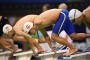 13 August 2018; Andreas Onea of Austria competing in the Men's 200m Individual Medley SM8 Final event during day one of the World Para Swimming Allianz European Championships at the Sport Ireland National Aquatic Centre in Blanchardstown, Dublin. Photo by Stephen McCarthy/Sportsfile