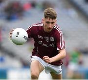 11 August 2018; Eamonn Brannigan of Galway during the Electric Ireland GAA Football All-Ireland Minor Championship semi-final match between Galway and Meath at Croke Park in Dublin. Photo by Ray McManus/Sportsfile