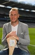 14 August 2018; Former Galway hurler Cyril Donnellan at the launch of the highly anticipated 2018 Croke Park Charity Challenge, organised by Alan Kerins in partnership with Self Help Africa. The event will see people from the world of business,sport, media and entertainment  partake in a charity sporting spectacle on the 23rd October to raise funds for Self Help Africa. Alan Kerins was joined by Uachtarán Chumann Lúthchleas Gael John Horan, Peter McDevitt, CFO, Self Help Africa, former Kerry footballer Tomás O’Sé, former Cork hurler and footballer Seán Óg Ó hAilpín, former Galway hurler Cyril Donnellan, Mayo footballer Jason Doherty, and Rory O'Connor of Rory's Stories at today's launch. Further information available at: https://selfhelpafrica.org/ie/charity-croke-park-challenge/. Croke Park, Dublin. Photo by Piaras Ó Mídheach/Sportsfile