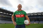 14 August 2018; Rory O'Connor of Rory's Stories at the launch of the highly anticipated 2018 Croke Park Charity Challenge, organised by Alan Kerins in partnership with Self Help Africa. The event will see people from the world of business,sport, media and entertainment  partake in a charity sporting spectacle on the 23rd October to raise funds for Self Help Africa. Alan Kerins was joined by Uachtarán Chumann Lúthchleas Gael John Horan, Peter McDevitt, CFO, Self Help Africa, former Kerry footballer Tomás O’Sé, former Cork hurler and footballer Seán Óg Ó hAilpín, former Galway hurler Cyril Donnellan, Mayo footballer Jason Doherty, and Rory O'Connor of Rory's Stories at today's launch. Further information available at: https://selfhelpafrica.org/ie/charity-croke-park-challenge/. Croke Park, Dublin. Photo by Piaras Ó Mídheach/Sportsfile