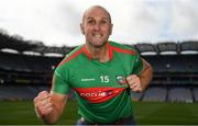 14 August 2018; Rory O'Connor of Rory's Stories at the launch of the highly anticipated 2018 Croke Park Charity Challenge, organised by Alan Kerins in partnership with Self Help Africa. The event will see people from the world of business,sport, media and entertainment  partake in a charity sporting spectacle on the 23rd October to raise funds for Self Help Africa. Alan Kerins was joined by Uachtarán Chumann Lúthchleas Gael John Horan, Peter McDevitt, CFO, Self Help Africa, former Kerry footballer Tomás O’Sé, former Cork hurler and footballer Seán Óg Ó hAilpín, former Galway hurler Cyril Donnellan, Mayo footballer Jason Doherty, and Rory O'Connor of Rory's Stories at today's launch. Further information available at: https://selfhelpafrica.org/ie/charity-croke-park-challenge/. Croke Park, Dublin. Photo by Piaras Ó Mídheach/Sportsfile