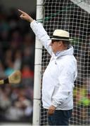 14 August 2018; Race horse owner Rich Ricci, acting as umpire, during the seventh annual Hurling for Cancer Research game, a celebrity hurling match in aid of the Irish Cancer Society at St Conleth’s Park, in Newbridge. The event, organised by legendary racehorse trainer Jim Bolger and National Hunt jockey Davy Russell, has raised €700,000 to date to fund the Irish Cancer Society’s innovative cancer research projects. Photo by Piaras Ó Mídheach/Sportsfile