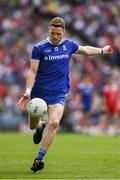 12 August 2018; Conor McManus of Monaghan kicks a free during the GAA Football All-Ireland Senior Championship semi-final match between Monaghan and Tyrone at Croke Park in Dublin. Photo by Ray McManus/Sportsfile