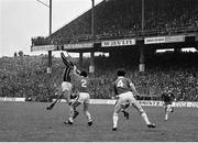 2 September 1973; Mick Brennan of Kilkenny in action against Willie Moore of Limerick during the All Ireland Hurling Final match between Kilkenny and Limerick at Croke Park in Dublin. Photo by Connolly Collection/Sportsfile