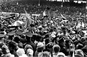 2 September 1973; The Limerick team and supporters celebrate on the pitch after the All Ireland Hurling Final match between Kilkenny and Limerick Croke Park in Dublin. Photo by Connolly Collection/Sportsfile