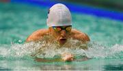 15 August 2018; Nemanja Panovic of Serbia competes in the heats of the Men's 100m Breaststroke SB7 event during day three of the World Para Swimming Allianz European Championships at the Sport Ireland National Aquatic Centre in Blanchardstown, Dublin. Photo by Seb Daly/Sportsfile