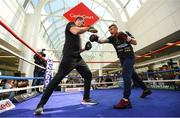 15 August 2018; Paddy Barnes during the public workouts at the Castlecourt Shopping Centre in Belfast. Photo by Ramsey Cardy/Sportsfile