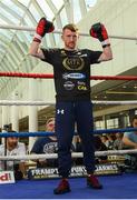 15 August 2018; Paddy Barnes during the public workouts at the Castlecourt Shopping Centre in Belfast. Photo by Ramsey Cardy/Sportsfile