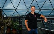 15 August 2018; Chris Henry poses for a portrait following an Ulster Rugby Media Event at Victoria Square in Belfast. Photo by Ramsey Cardy/Sportsfile