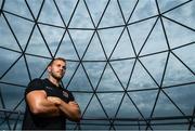 15 August 2018; Will Addison poses for a portrait following an Ulster Rugby Media Event at Victoria Square in Belfast. Photo by Ramsey Cardy/Sportsfile