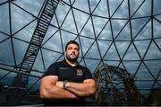 15 August 2018; Marty Moore poses for a portrait following an Ulster Rugby Media Event at Victoria Square in Belfast. Photo by Ramsey Cardy/Sportsfile