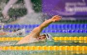 15 August 2018; Michal Golus of Poland on his way to winning the Men's 50m Freestyle S8 during day three of the World Para Swimming Allianz European Championships at the Sport Ireland National Aquatic Centre in Blanchardstown, Dublin. Photo by Seb Daly/Sportsfile
