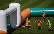 16 August 2018; Participants during the FAI Festival of Football Fun Day at UCC Mardyke Arena in Cork.  Photo by Stephen McCarthy/Sportsfile