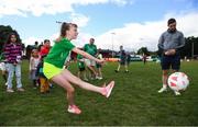 16 August 2018; Emma White, from Grenagh, Co Cork, during the FAI Festival of Football Fun Day at UCC Mardyke Arena in Cork.  Photo by Stephen McCarthy/Sportsfile
