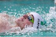 16 August 2018; Patrick Flanagan of Ireland competing in the Men's 100m Backstroke final during day four of the World Para Swimming Allianz European Championships at the Sport Ireland National Aquatic Centre in Blanchardstown, Dublin. Photo by David Fitzgerald/Sportsfile