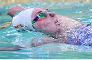 16 August 2018; Ellen Keane of Ireland competing in the finals of the Women's 100m Backstroke S9 event during day four of the World Para Swimming Allianz European Championships at the Sport Ireland National Aquatic Centre in Blanchardstown, Dublin. Photo by David Fitzgerald/Sportsfile