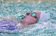16 August 2018; Ellen Keane of Ireland competing in the finals of the Women's 100m Backstroke S9 event during day four of the World Para Swimming Allianz European Championships at the Sport Ireland National Aquatic Centre in Blanchardstown, Dublin. Photo by David Fitzgerald/Sportsfile