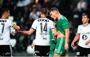 16 August 2018; Sean McLoughlin of Cork City reacts after Alexander Søderlund of Rosenborg scored his side's second goal during the UEFA Europa League 3rd Qualifying Round Second Leg match between Rosenborg and Cork City at Lerkendal Stadion in Trondheim, Norway. Photo by Jon Olav Nesvold/Sportsfile