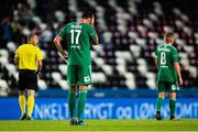 16 August 2018; Damien Delaney of Cork City reacts after his side conceded a third goal during the UEFA Europa League 3rd Qualifying Round Second Leg match between Rosenborg and Cork City at Lerkendal Stadion in Trondheim, Norway. Photo by Jon Olav Nesvold/Sportsfile