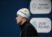 17 August 2018; Patrick Flanagan of Ireland prior to competing in the heats of the Men's 400m Freestyle S6 event during day five of the World Para Swimming Allianz European Championships at the Sport Ireland National Aquatic Centre in Blanchardstown, Dublin. Photo by David Fitzgerald/Sportsfile