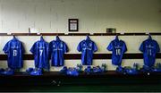 17 August 2018; The Leinster dressing room ahead of the Bank of Ireland Pre-season friendly match between Leinster and Newcastle Falcons at Energia Park in Dublin. Photo by Ramsey Cardy/Sportsfile