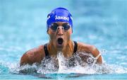 17 August 2018; Alexia Berra of Italy competes in the final of the Women's 200m Individual Medley SM12 event during day five of the World Para Swimming Allianz European Championships at the Sport Ireland National Aquatic Centre in Blanchardstown, Dublin. Photo by David Fitzgerald/Sportsfile
