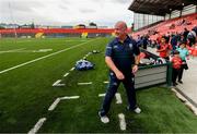 17 August 2018; London Irish director of rugby Declan Kidney prior to the Keary's Renault pre-season friendly match between Munster and London Irish at Irish Independent Park in Cork. Photo by Diarmuid Greene/Sportsfile