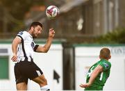 17 August 2018; Patrick Hoban of Dundalk scores his side's first goal during the SSE Airtricity League Premier Division match between Bray Wanderers and Dundalk at the Carlisle Grounds in Bray, Wicklow. Photo by Matt Browne/Sportsfile