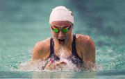 17 August 2018; Ellen Keane of Ireland on her way to winning bronze in the final of the Women's 200m Individual Medley SM9 event during day five of the World Para Swimming Allianz European Championships at the Sport Ireland National Aquatic Centre in Blanchardstown, Dublin. Photo by David Fitzgerald/Sportsfile